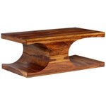 vidaXL Table basse Bois massif de Sesham 90 x 50 x 35 cm