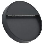 vidaXL Appliques murales à LED d'extérieur 2 Pièces 3 W Noir Rond