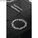 Poch. sérigraphie Vrilles de feuilles A5  1 Pochoir+1 spatule