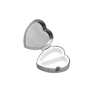 Diy - loisirs créatifs support a décorer -  boite coeur 45 x 40 x 16mm