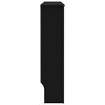 vidaXL Cache-radiateur Noir 112x19x81 cm MDF