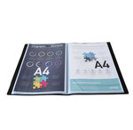Protège-documents En Polypropylène Souple Opak 160 Vues - A4 - Noir - X 8 - Exacompta