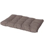 Madison coussin de palette panama 120 x 80 cm taupe flo9b222