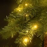 vidaXL Palmier artificiel double avec LED 125 cm et 210 cm