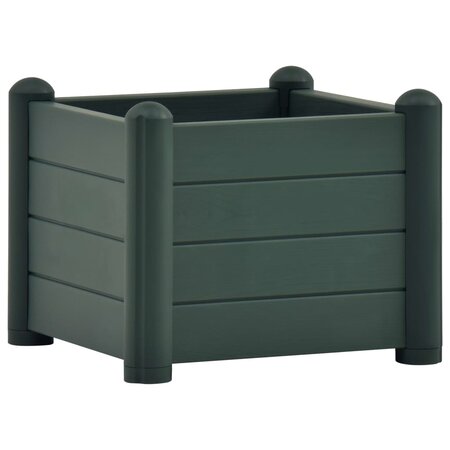 vidaXL Lit surélevé de jardin PP Vert 43x43x35 cm