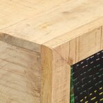 vidaXL Buffet Patchwork 70 x 35 x 75 cm Bois de manguier massif