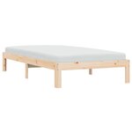 vidaXL Cadre de lit 90x200 cm bois de pin massif
