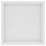 vidaXL Meuble TV mural Blanc brillant 102x35x35 cm Aggloméré
