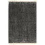 vidaXL Tapis Kilim Coton 120 x 180 cm Anthracite