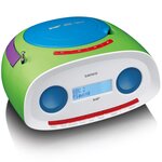 Lenco radio dab+ portative avec lecteur cd / mp3 scd-69 vert