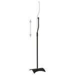 vidaXL Support de haut-parleur universel Noir 2 Pièces
