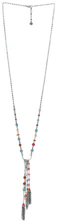 Shaggi : Collier long avec pompons