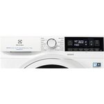 Lave-linge hublot xxl electrolux ew6f1408or - 8 kg - induction - dosage auto - 1400 trs/min - connecté - blanc