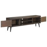 vidaXL Meuble TV Bois massif de manguier 140 x 30 x 45 cm