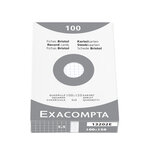 Étui De 100 Fiches - Bristol Quadrillé 5x5 Non Perforé 100x150mm - Blanc - X 10 - Exacompta