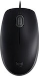 Souris filaire logitech b110 silent usb (noir)