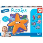 EDUCA PUZZLE 24 MOIS ANIMAUX MARINS
