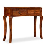 vidaXL Table console Bois massif de Sesham 90 x 32 x 76 cm