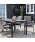 6 Chaises de jardin PORTLAND avec coussin