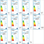 vidaXL Plafonnier Noir 3 ampoules E27