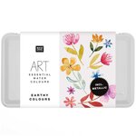 Palette d'aquarelle - couleurs naturelles