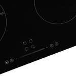 vidaXL Plaque de cuisson à induction 4 brûleurs Contrôle tactile 7000W