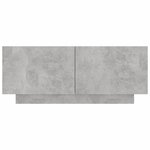 vidaXL Meuble TV Gris béton 100x35x40 cm Aggloméré