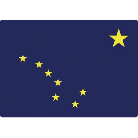 Informatique tapis de souris drapeau alaska