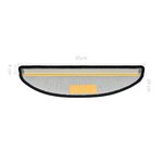 vidaXL Tapis d'escalier 10 Pièces 65x24x4 cm Anthracite