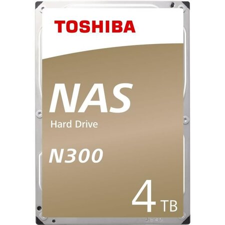 TOSHIBA - Disque dur Interne - N300 - 4To - 7 200 tr/min - 3.5 (HDWQ140EZSTA)