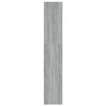 vidaXL Bibliothèque/Séparateur de pièce Sonoma gris 100x30x166 cm
