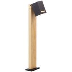BRILLIANT Borne GALENI - GU10 - 1x20W - Coloris noir et naturel