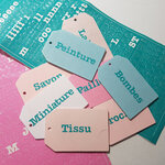 Peel Off'S Alphabet Minuscule Et Majuscule Rose 105X232