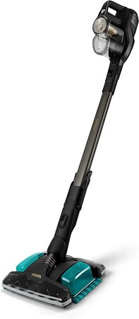 Aspirateur Balai Sans Fil 3 En 1 De 0,6L Vert Noir