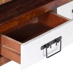 vidaXL Meuble TV 90 x 30 x 40 cm Bois de récupération massif