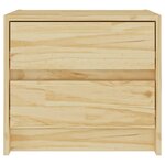 vidaXL Table de chevet 40x30 5x35 5 cm Bois de pin solide