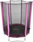 Trampoline rose et filet de sécurité junior de 4 5"