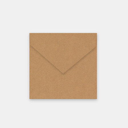 Lot de 50 enveloppes 140x140 mm kraft matiere