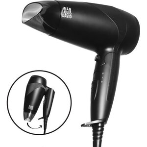 JEAN LOUIS DAVID JLD-1901 Seche-cheveux Compact HAIRDRYER - 1600W - 2 vitesses et 2 températures - Cordon rotatif 360°