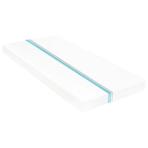 vidaXL Matelas 120 x 200 cm 7 zones Mousse PU 10 cm H2 H3