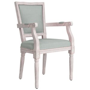 vidaXL Chaise à manger Gris clair Velours