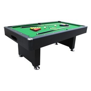 Billard américain convertible table dinatoire - 213 x 121 x 80 cm - retour de boules automatique et accessoires inclus