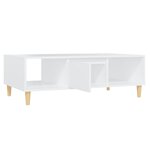 vidaXL Table basse Blanc 103 5x60x35 cm Aggloméré