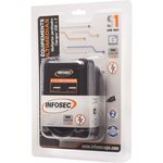 INFOSEC Parasurtenseur S1 USB NEO - 1 Prise FR + 2 ports USB