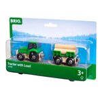 Brio World Tracteur et Remorque  - Accessoire pour circuit de train en bois - Ravensburger - Mixte des 3 ans - 33799
