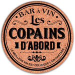Décoration murale les copains d'abord