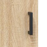 vidaXL Buffet haut Chêne sonoma 69 5x34x180 cm Bois d'ingénierie