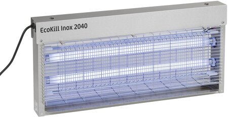 Tue-mouches électrique EcoKill Inox 2 x 20 Watts