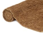 vidaXL Tapis à poils bouclés fait à la main 160x230 cm Jute et coton