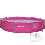 Tectake Piscine tubulaire ronde - Ø  360 x 76 cm